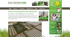 Desktop Screenshot of eastseatonfarm.co.uk